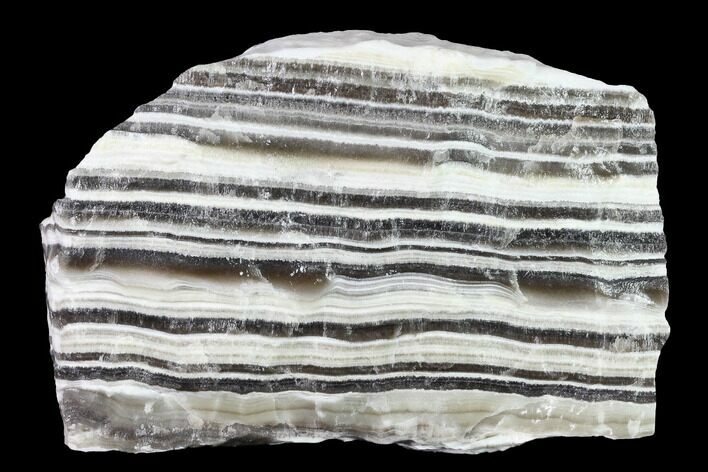 Free-Standing, Banded Zebra Calcite - Mexico #155766